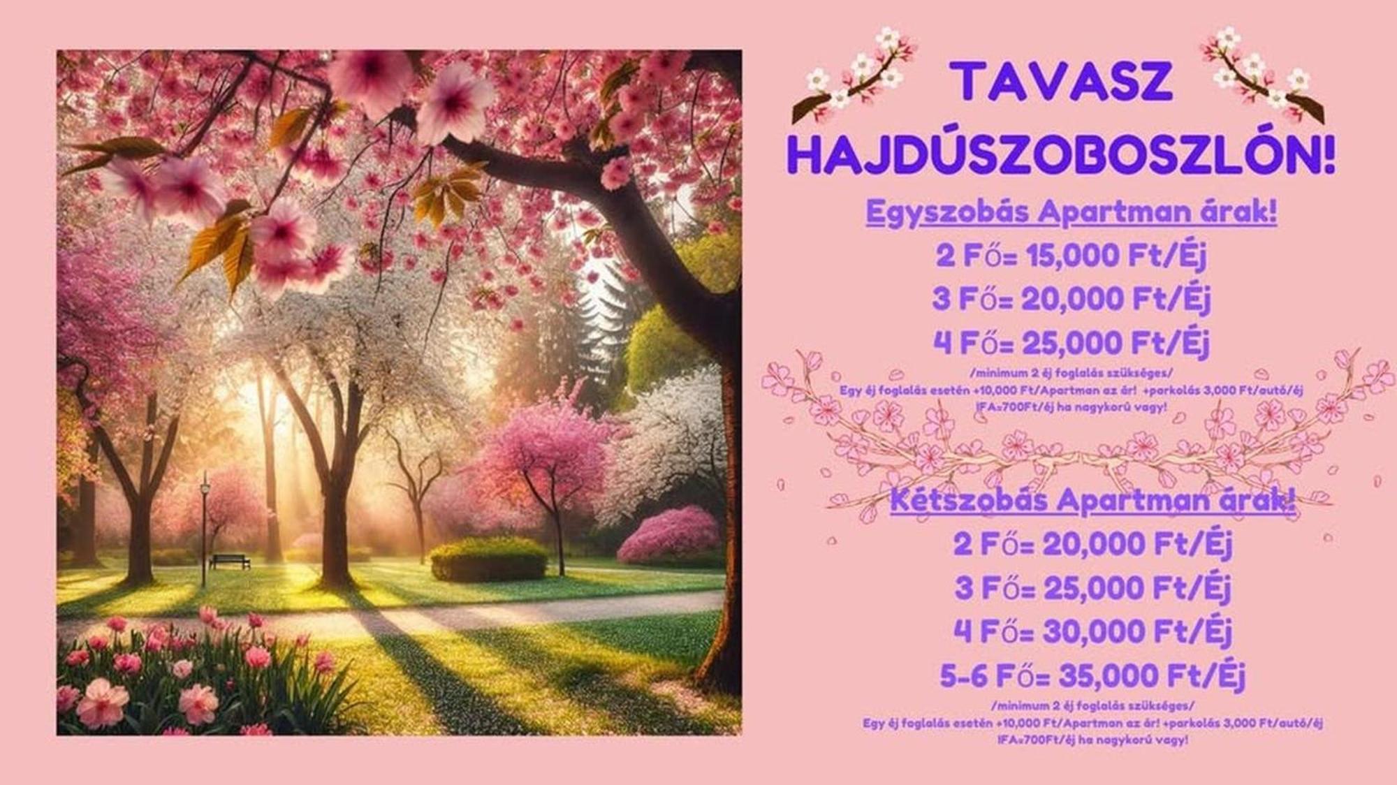 Tilla Apartman Hajduszoboszlo Exterior photo