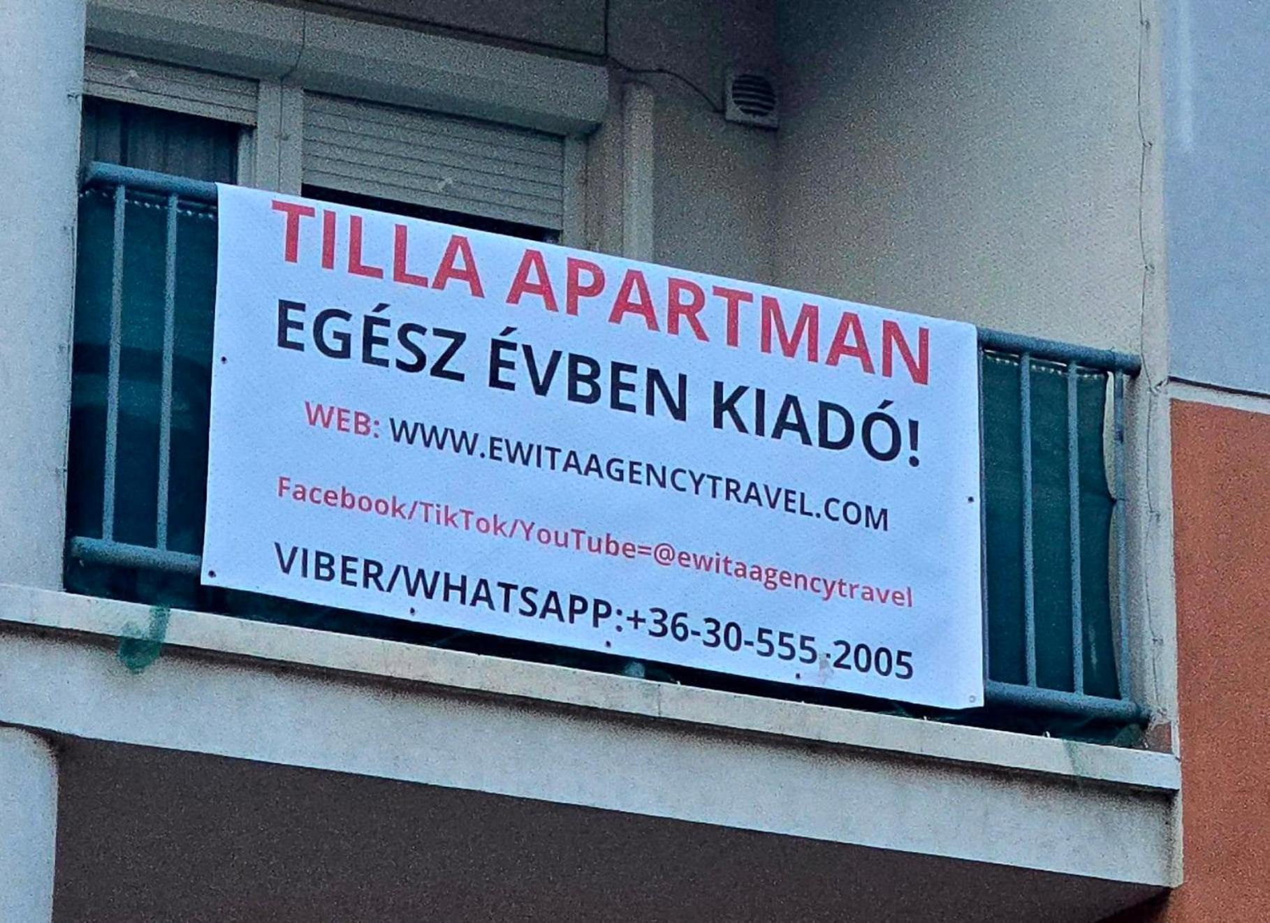 Tilla Apartman Hajduszoboszlo Exterior photo